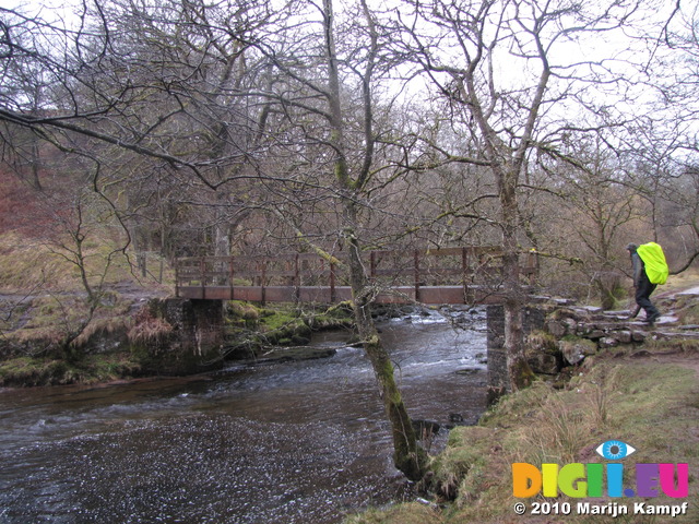 SX13327 Wouko at food bridge over Afon Mellte river